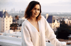 Actress Emilia Clarke Sexy Wink Smile GIF