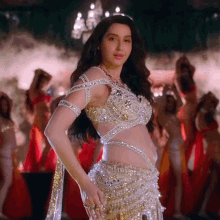 Actress Nora Fatehi Belly Dance GIF
