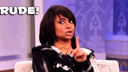 Actress Raven-Symone How Rude Reaction GIF