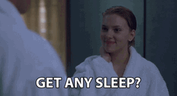 Actress Scarlet Johansson Get Any Sleep GIF