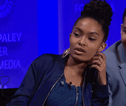 Actress Yara Shahidi Having Headache And Sigh GIF