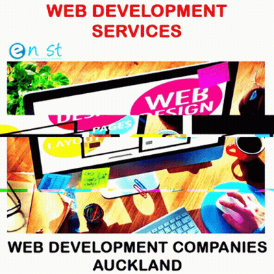 Ad For Web Development Companies Auckland Person Using Computer GIF