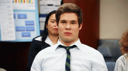 Adam DeVine Dislike Reaction GIF