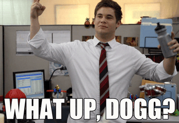 Adam Devine Whats Up Dogg GIF