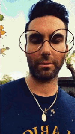 Adam Levine Filters GIF