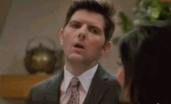 Adam Scott Closing His Eyes GIF