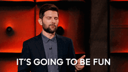 Adam Scott Going To Be Fun GIF