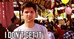 Adam Scott I Don't Get It GIF