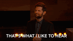 Adam Scott I Like To Hear GIF