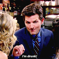 Adam Scott I'm Drunk GIF