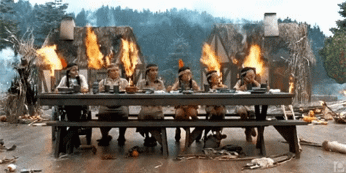 Addams Family Thanksgiving Dinner Ceremony GIF