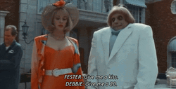 Addams Family Uncle Fester Debbie Give Me A Kiss GIF