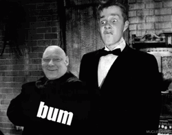 Addams Family Uncle Fester Lurch Bum GIF