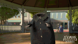 Addams Family Uncle Fester Trick Or Treat Cartoon Bats GIF