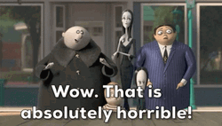 Addams Family Uncle Fester Wow Absolutely Horrible GIF