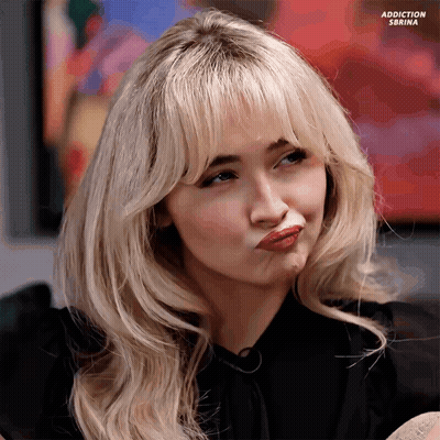 Addiction Sabrina Close Up Woman Face GIF