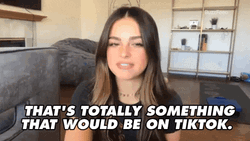 Addison Rae Talking About Tiktok GIF