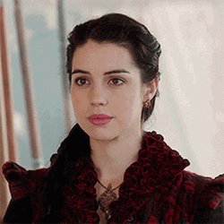 Adelaide Kane Timid Smile GIF
