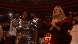 Adele And Lizzo Felt Happy For The Winner GIF