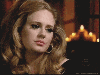 Adele Blank Stare Not Feeling Good GIF