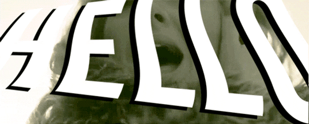 Adele Hello Word Capital Letters GIF