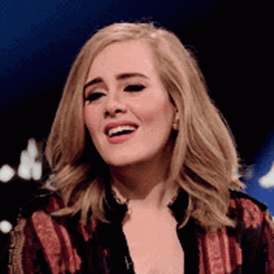 Adele's Quick Emotion Transition GIF