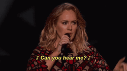 Adele Says Can You Hear Me GIF
