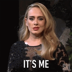 Adele Singing Hello On Saturday Night Live GIF