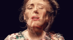 Adele Slow Facial Movement Transition GIF