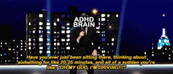 Adhd Brain Oh I'm Driving GIF