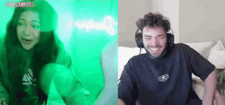 Adin Ross Video Call Girl Jump Laughing GIF