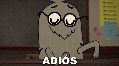 Adios Principal Brown GIF