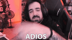 Adios Wave Gamer Tattoo GIF