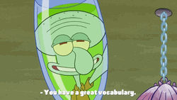 Adjective Great Vocabulary Squidward
