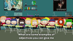 Adjectives South Park Kids GIF