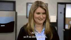 Administrative Professionals Day Woman Explaining GIF
