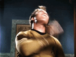 Admiral James T. Kirk Bitch Slap GIF