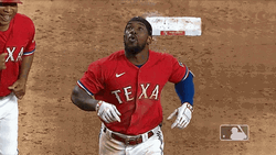 Adolis Garcia Chest Pound GIF