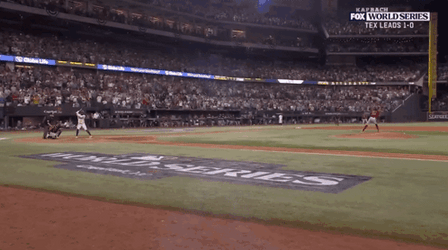 Adolis Garcia Home Run Featuring Cheering Teammates GIF