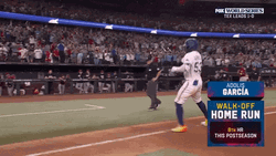 Adolis Garcia Pointing Upwards GIF