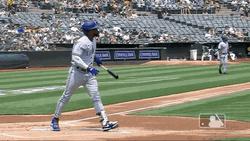 Adolis Garcia Throwing A Baseball Bat GIF