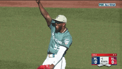 Adolis Garcia Walking Backwards GIF