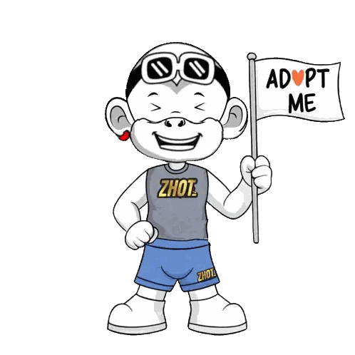 Adopt Me Flag Cartoon Character Sticker