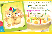 Adorable Bears Happy Birthday My Friend GIF