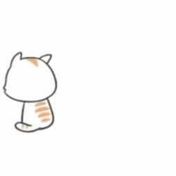 Adorable Cat Fart No No GIF