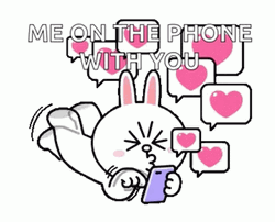 Adorable Cony Line On The Phone