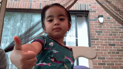 Adorable Cute Multiple Thumbs Up Kid GIF