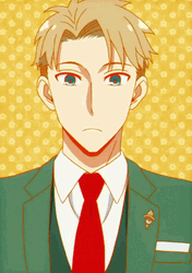 Adorable Loid Forger Smiling GIF