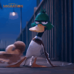 Adorable Migration Gwen Mallard Hugging GIF