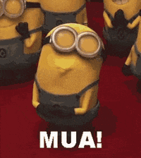 Adorable Minion Funny Love GIF